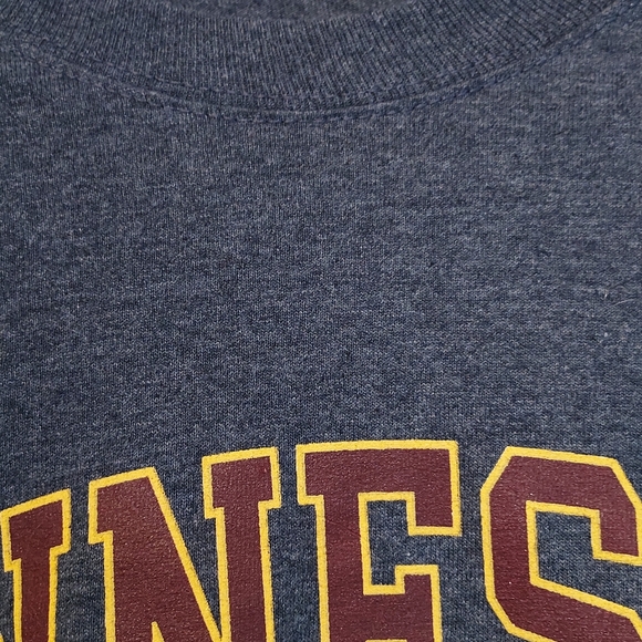 Minnesota Golden Gophers Adult Small Gray Long Sleeve Shirt READ - Picture 3 of 7